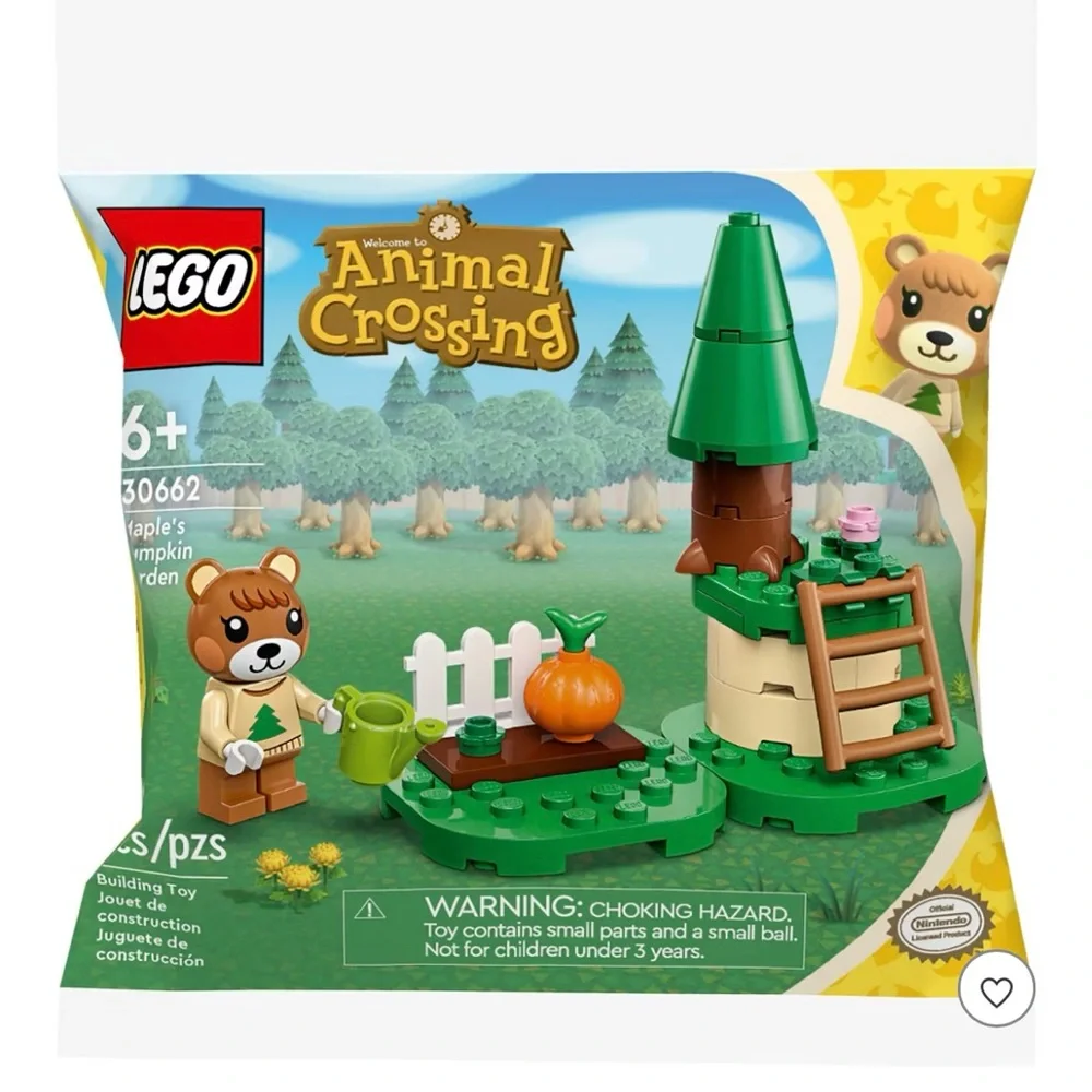 LEGO Animal Crossing Maple’s Pumpkin Garden Set 30662 - 29 Pieces - Ages 6+
